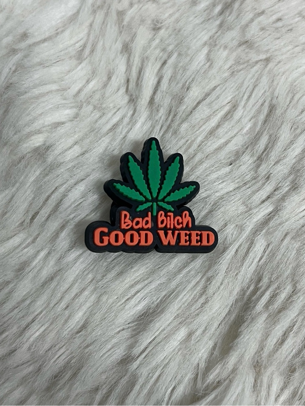 Weed Croc Charm